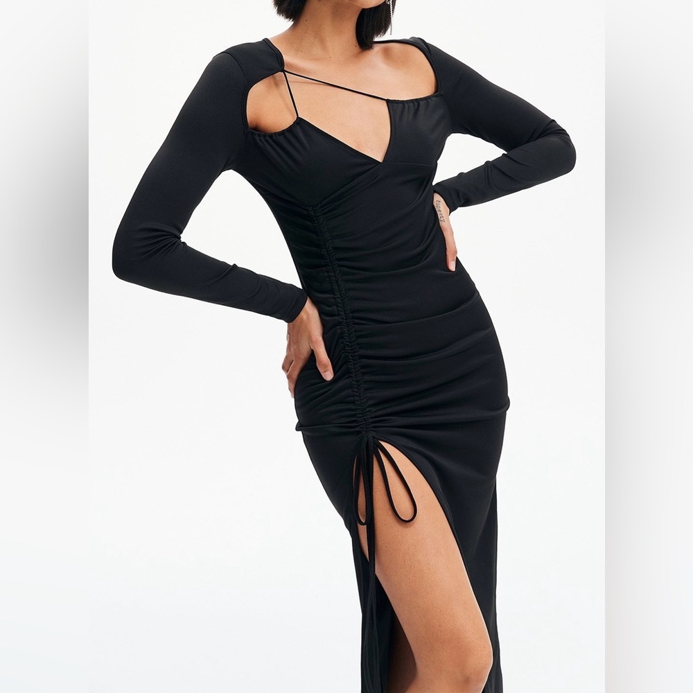 Zara Asymmetric Strappy Dress